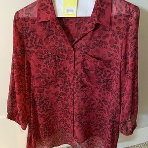 Bardot Leopard Print Blouse